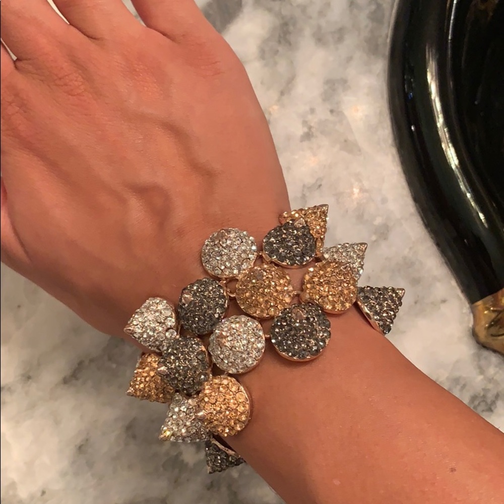 Crystal studded bracelet